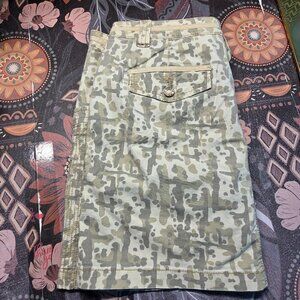 Route 66 Size 13/14 Camo Button Summer Casual Skort